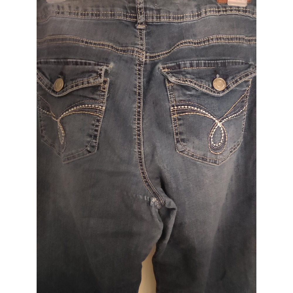 Angels Forever Young Everflex Curvy Bootcut Jeans Medium Wash Size 14/32 - Picture 5 of 7
